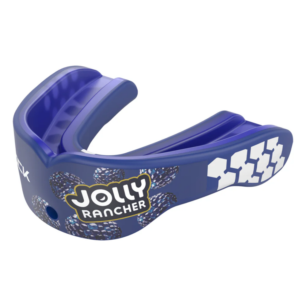 Shock Doctor Jolly Rancher Gel Max Power Flavor Fusion Mouthguard - Blue Raspberry - Adult (Age 11+)