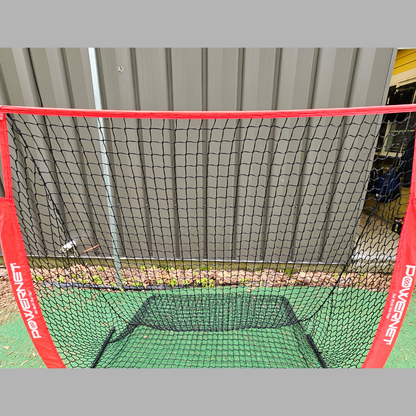 PowerNet Baseball/Softball Training Net | 5' x 5' | Red | Used
