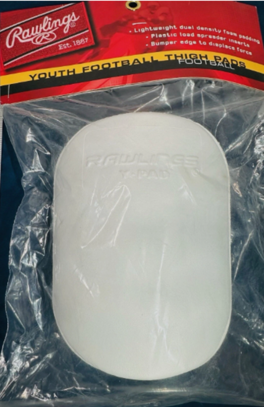Rawlings Football Thigh Pads, 7in, Size: Youth