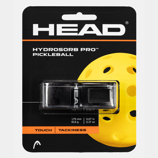 Head Hydrosorb Pro Pickleball Replacement Grip | Black | 1.75mm