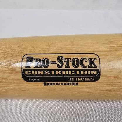 Franklin Pro-Stock Tiger Model Natural Wood Baseball Bat | 31" | 25oz | 2-1/4" Barrel Dia.