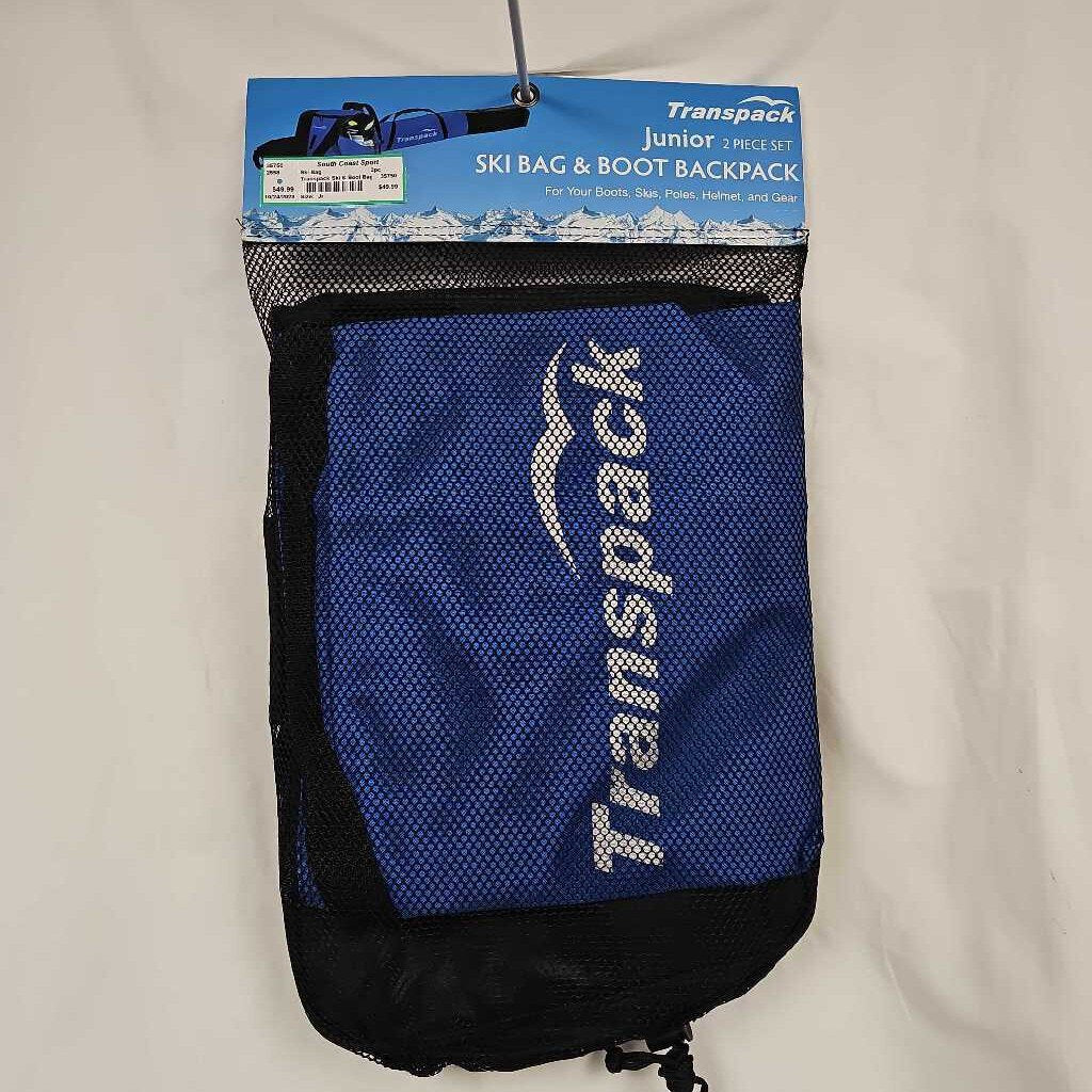 Transpack Junior Ski & Boot Bag | 2 Piece Set | Blue
