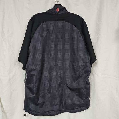 LevelWear 1/4 Zip Golf Jacket, Short Sleeve, Size: M