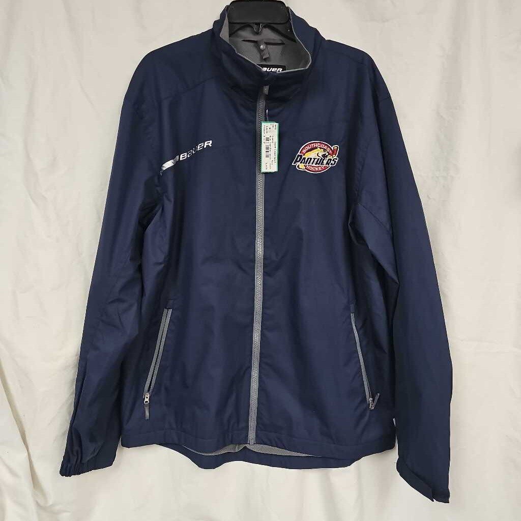 Bauer South Coast Panthers Team Rink Jacket, Navy, Size: Med