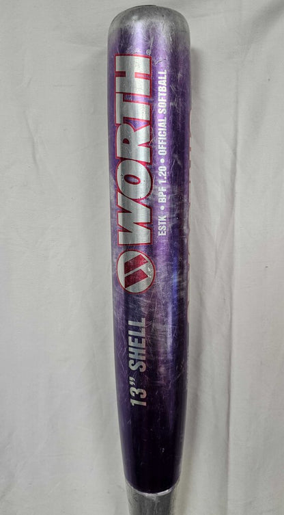 Worth Supercell EST Exterior Shell Technology Slowpitch Softball Bat, Size: 34in 26oz