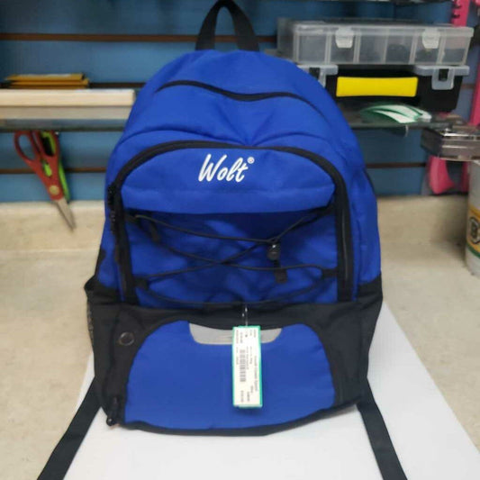Wolt Soccer Backpack, Blue, Size: Adult
