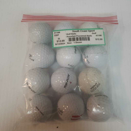 Assorted Preowned Balls
