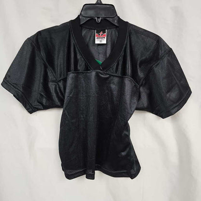 Alleson Junior Football Practice Jersey, Black, Size: Jr XS