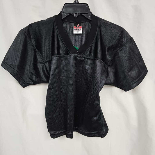Alleson Junior Football Practice Jersey, Black, Size: Jr XS