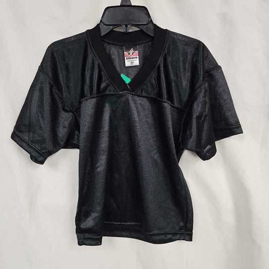 Alleson Junior Football Practice Jersey, Black, Size: Jr XS