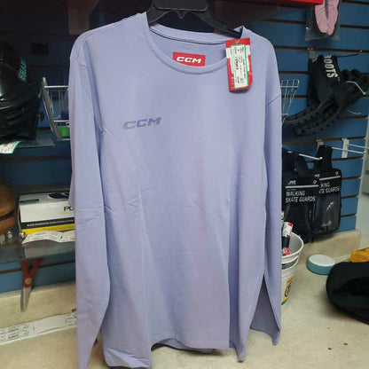 CCM Core Long Sleeve Shirt, Lavender, Size Men's XL