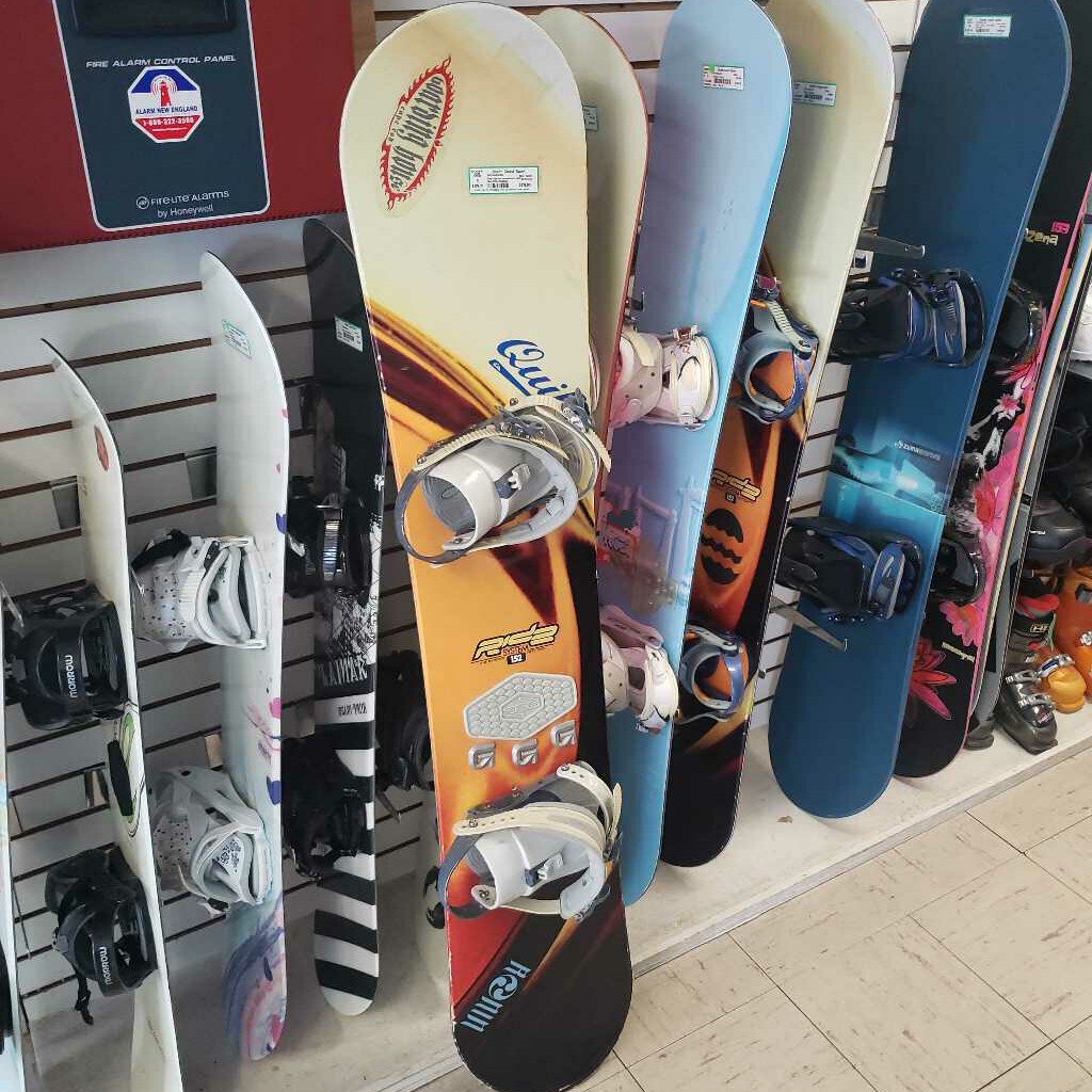 Ride System snowboard with Med Ride bindings, 152cm