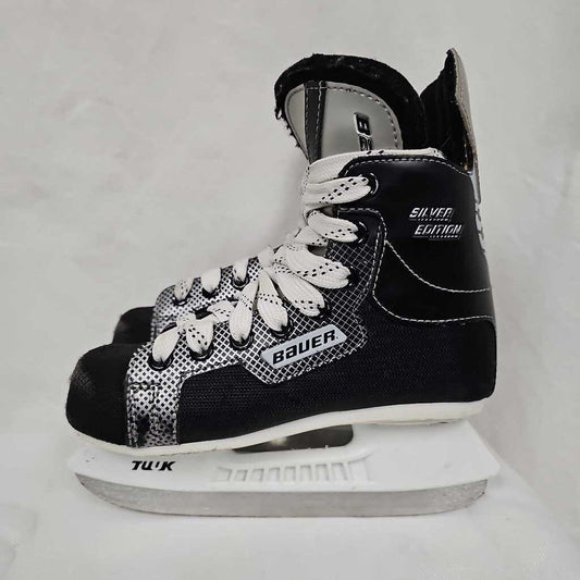 Bauer Supreme Silver Edition Youth Hockey Skates - Size Y13