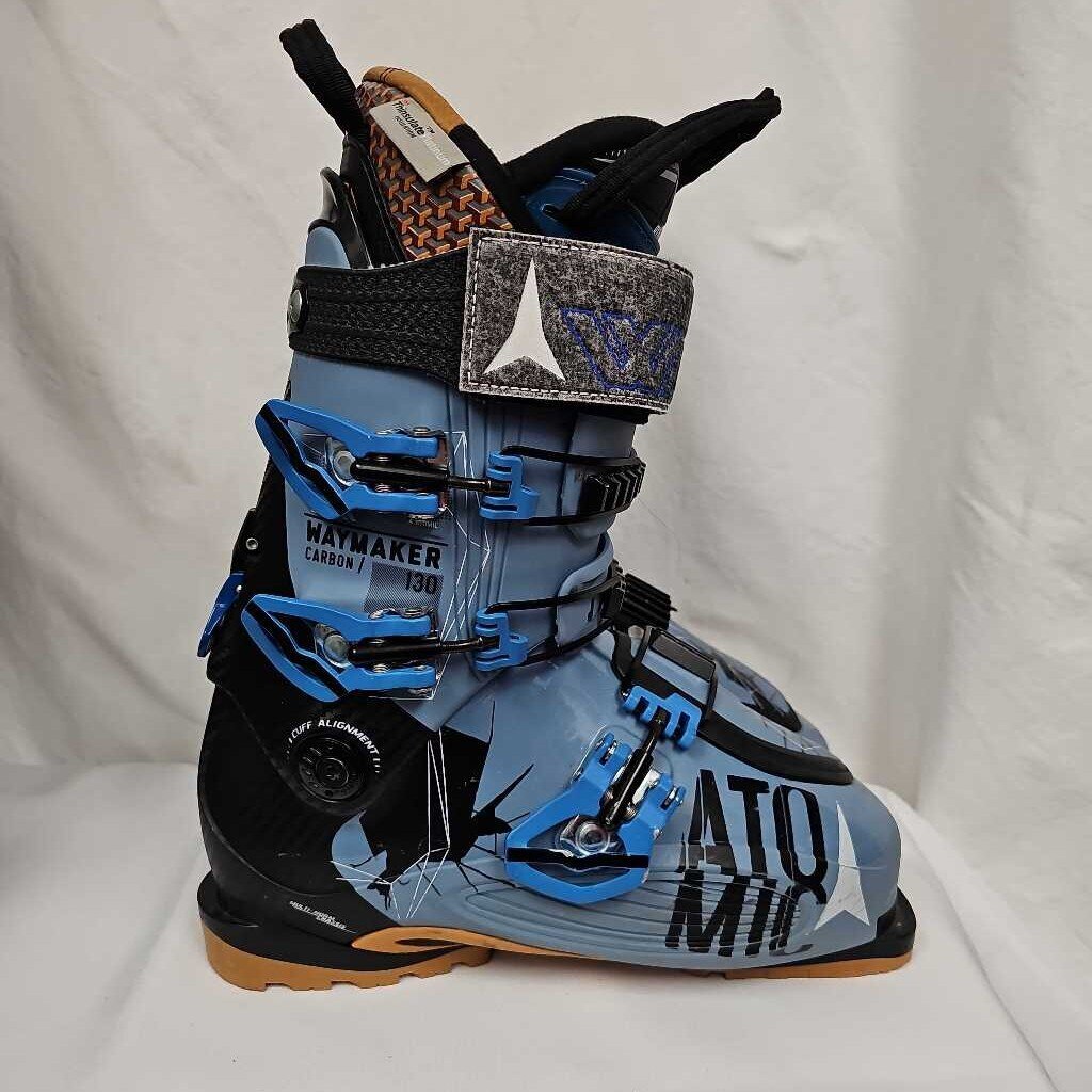 Atomic Waymaker Carbon 130 Ski Boots, Size 26.5