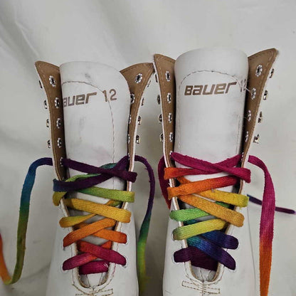 Bauer Youth Girl's Figure Skates, Size Y12