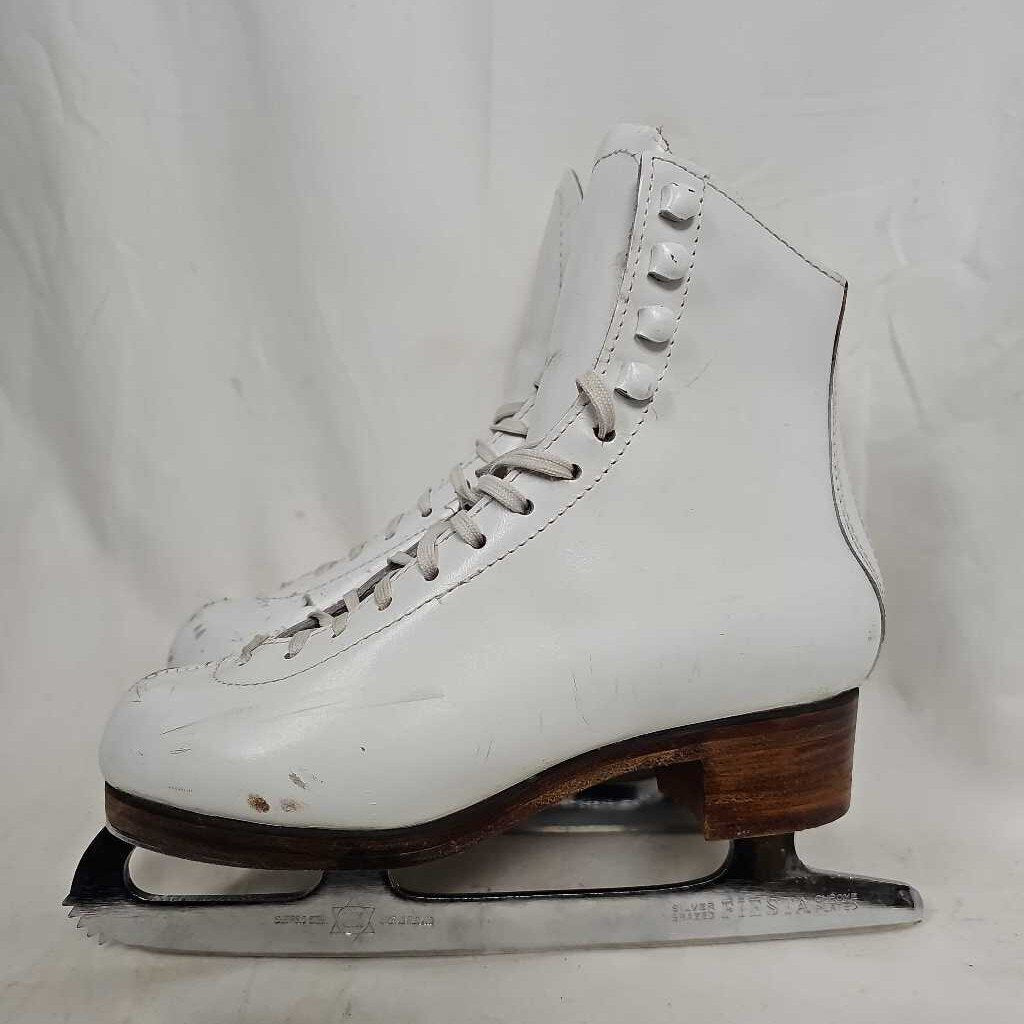 JCPTraditional leather boot with MK Fiesta Sheffield Steel Blades, Size 1.5 B