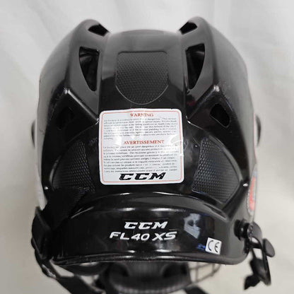 CCM FL40 Hockey Helmet Combo, Size XS - EXPIRED