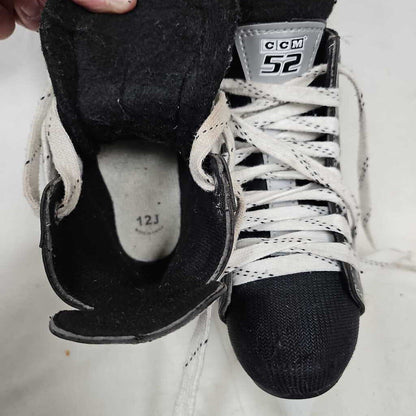 CCM 52 Youth Hockey Skates, Size Y12