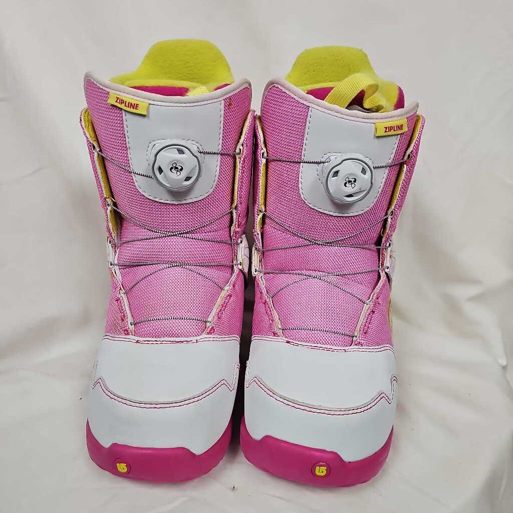 Burton Zipline Boa Youth Snowboard Boots, Size 6