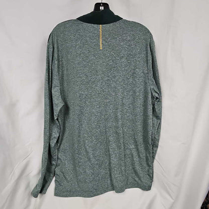 Oakland A's 1/4 Zip Longsleeve Shirt - Size Large