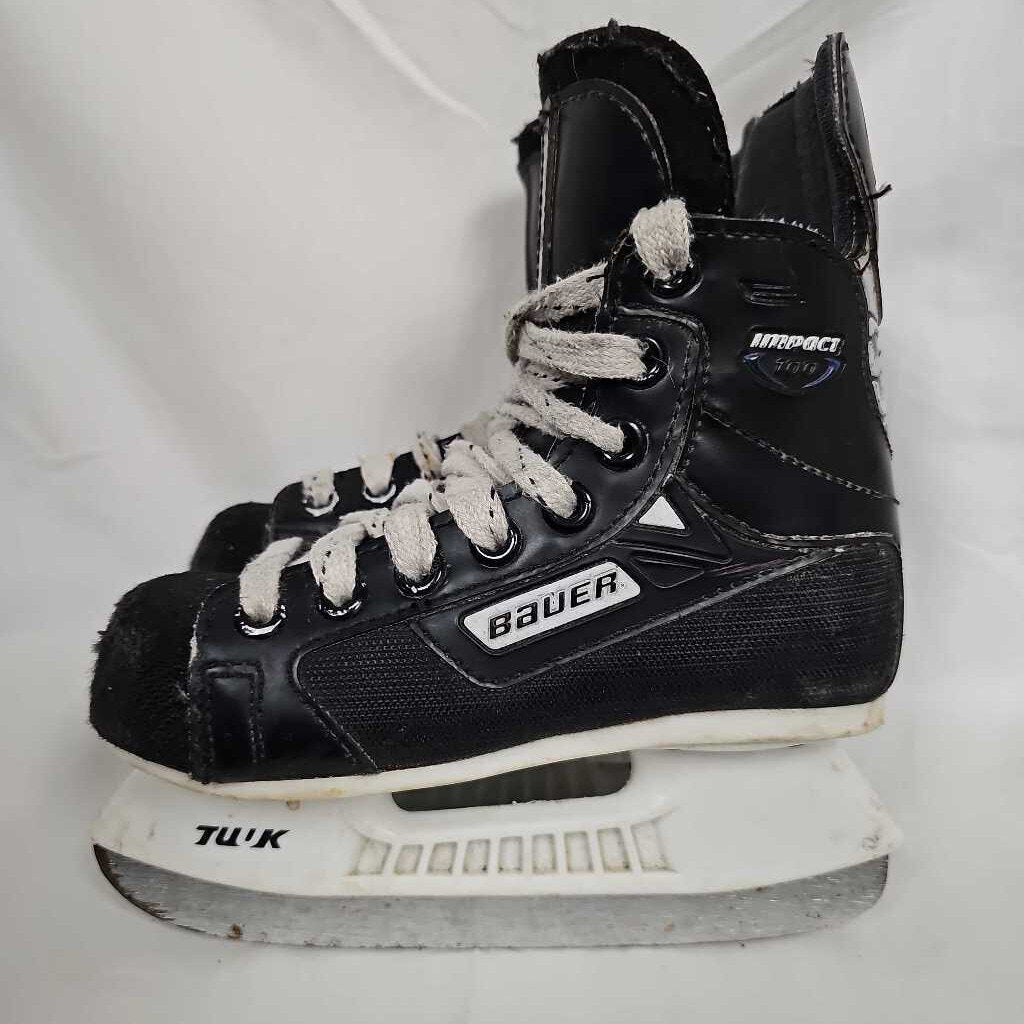 Bauer Impact 100 Youth Hockey Skates, Size Y11