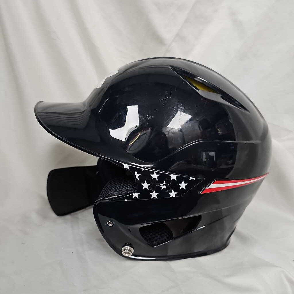 Under Armour USA Converge Batting Helmet with Univeral Jaw Guard, 6 1/2 - 7 1/2