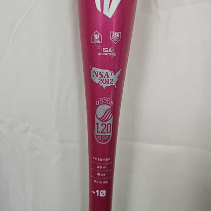 Easton Pink Sapphire (-10) Softball Bat, 28"