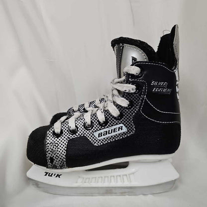 Bauer Supreme Silver Edition Hockey Skates, Size Y11