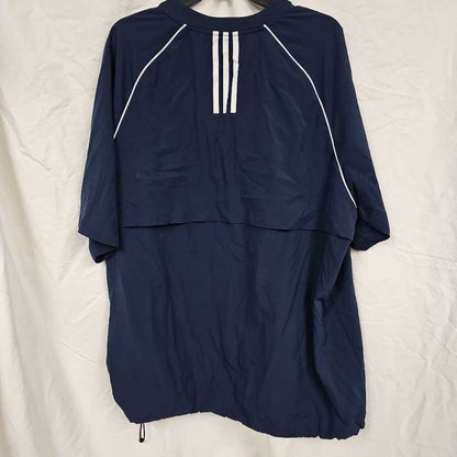 Adidas 1/4 Zip Short Sleeve Coach's jacket, 3XL