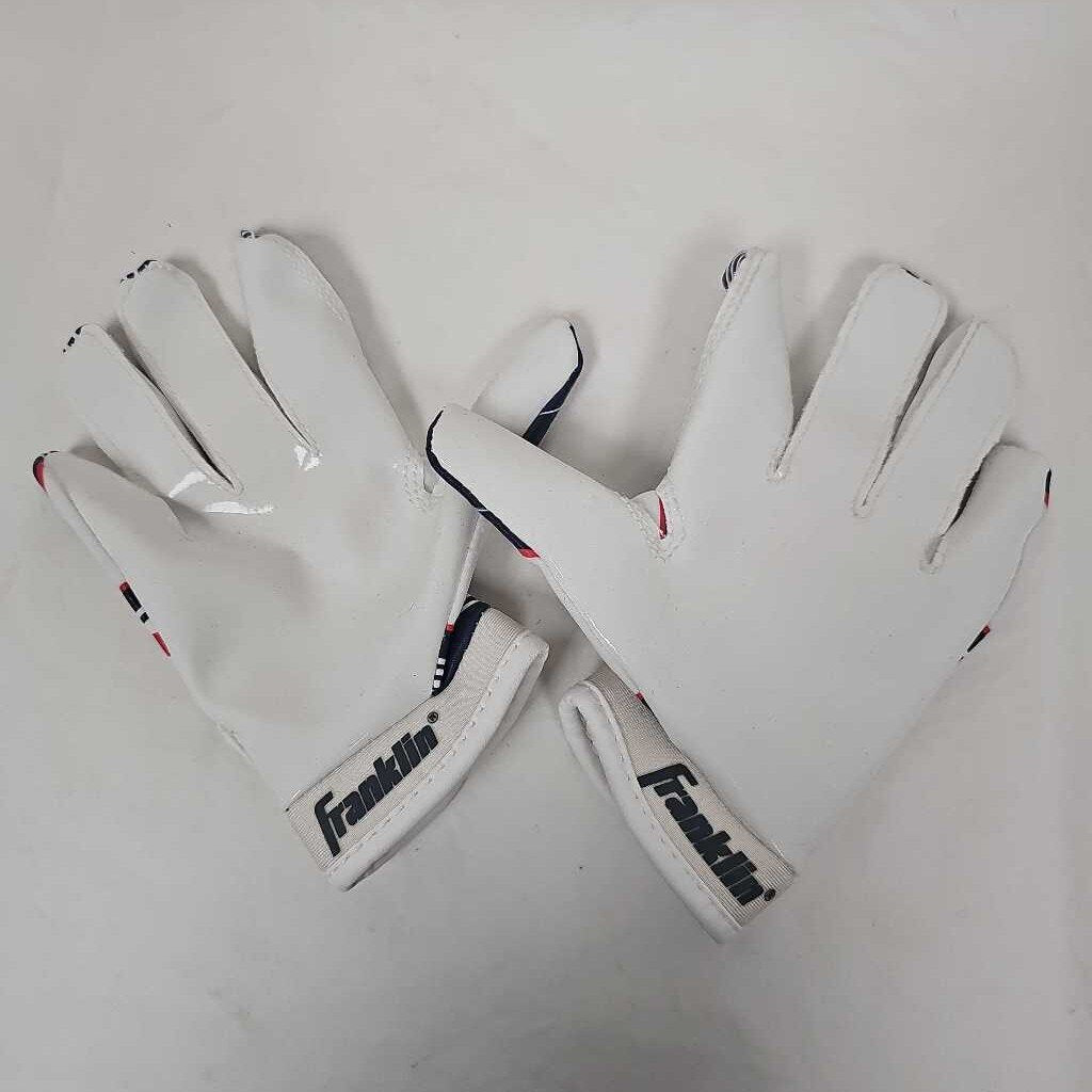 Franklin NFL New England Patriots Youth Football Gloves, Youth XS/S