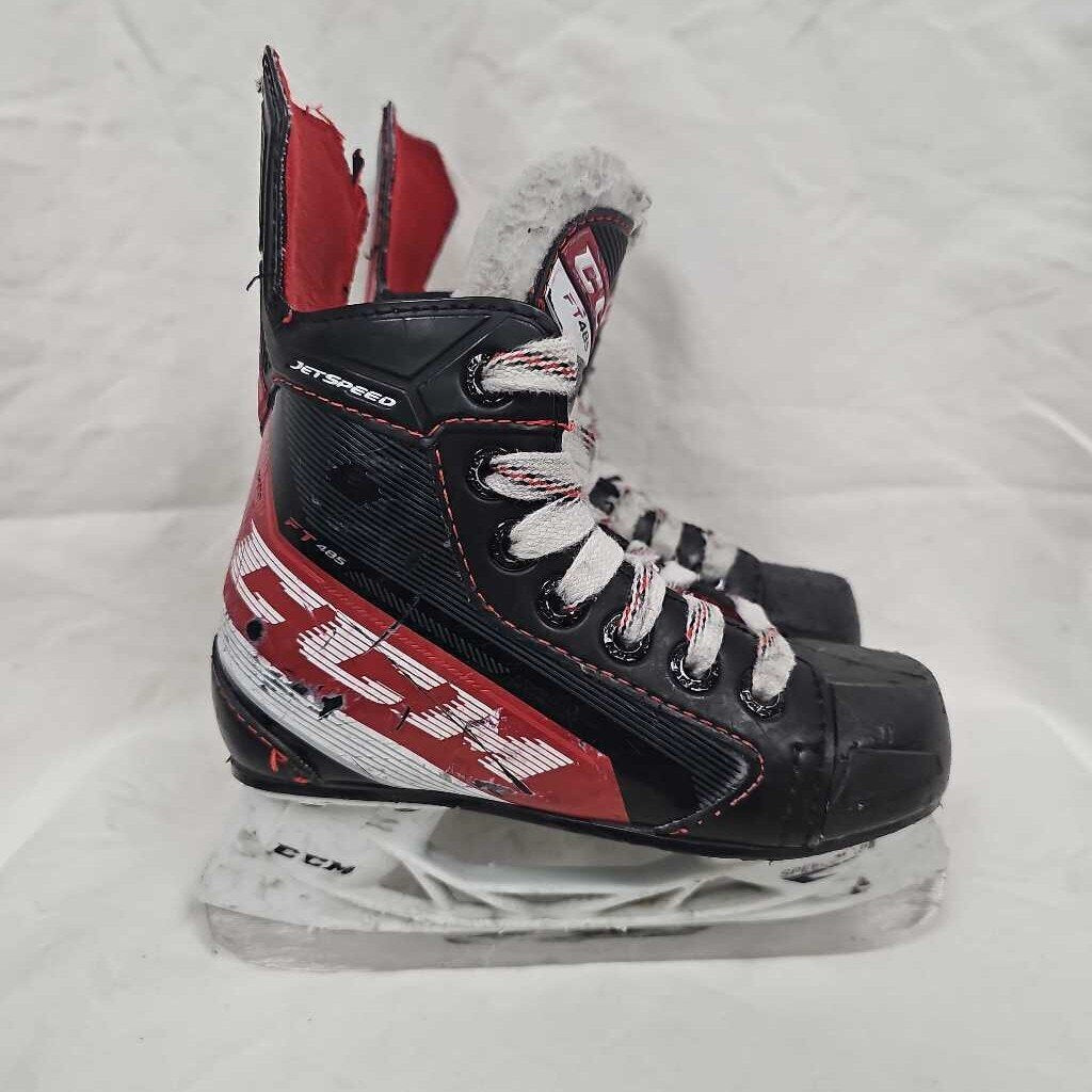 CCM Jetspeed FT485 Youth Hockey Skates, Size Y10