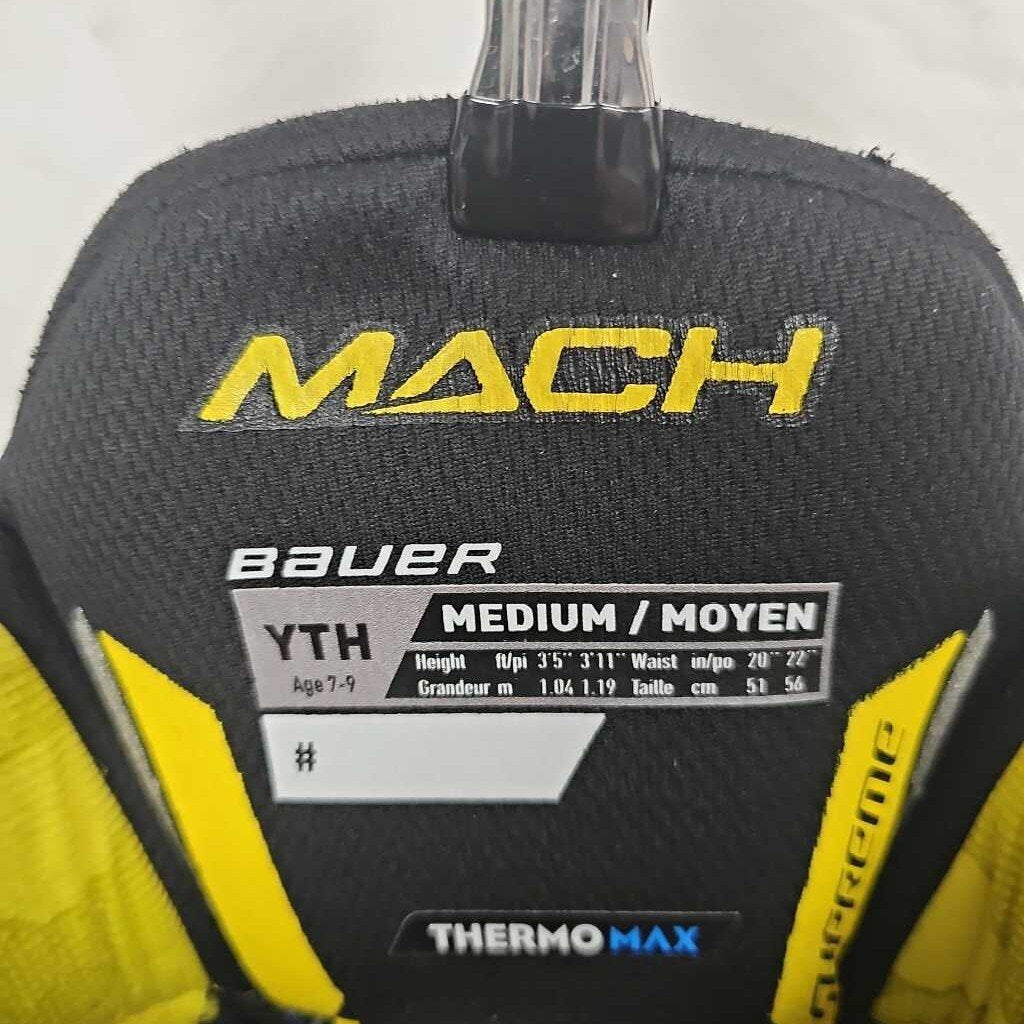Bauer Supreme Mach Youth Hockey Pants, Size Youth Medium