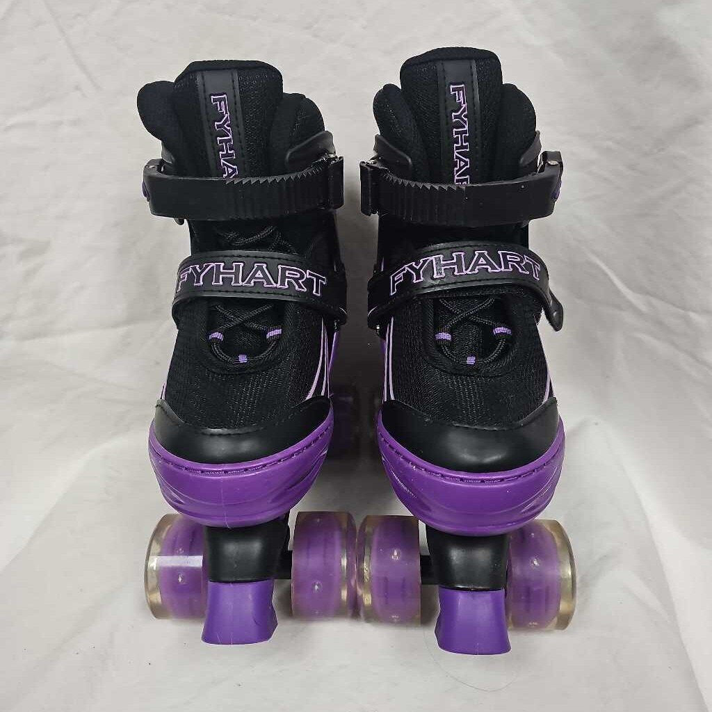 Fyhart Light up Adjustable Roller Skates, Sizes 1-4