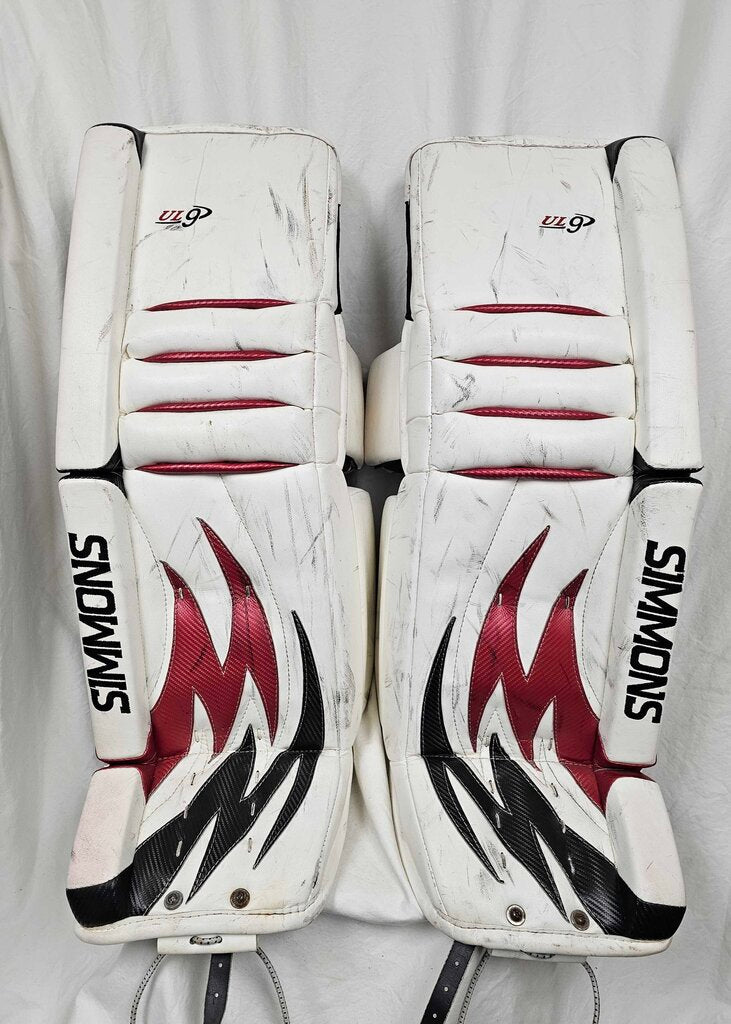 Simmons UL 9 Ultra Light Goalie Leg Pads, Size 36"+2"