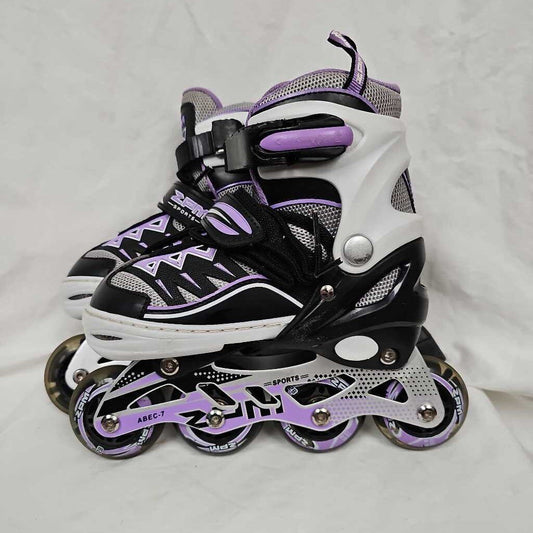 2PM Sports Cytia Adjustable Inline SKates, Sizes Y10-Y13