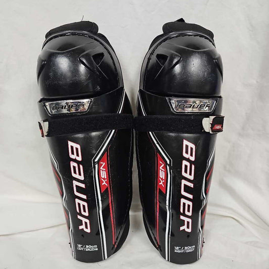 Bauer NSX Hockey Shin Guards, Size 12"