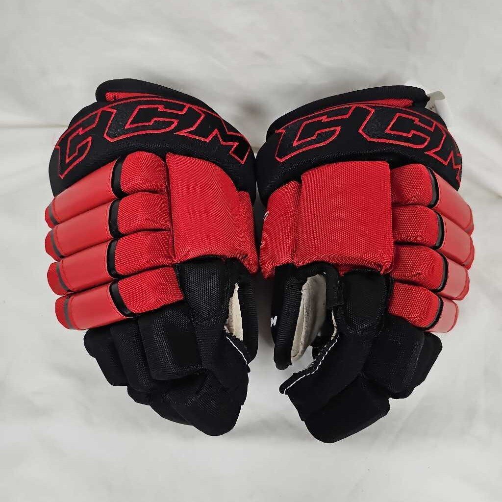 CCM 4Roll Pro Stock Team Hockey Gloves, Size 10"