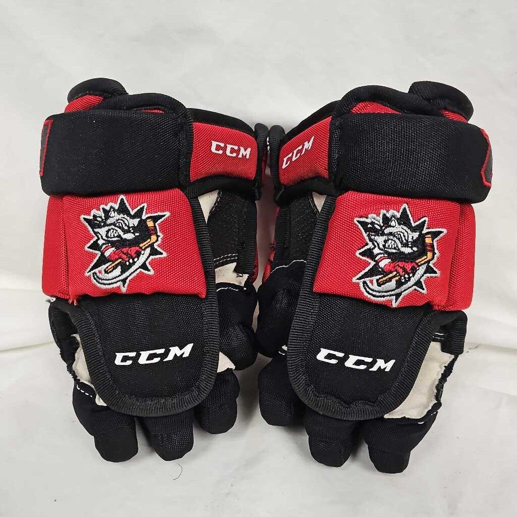 CCM 4Roll Pro Stock Team Hockey Gloves, Size 10"
