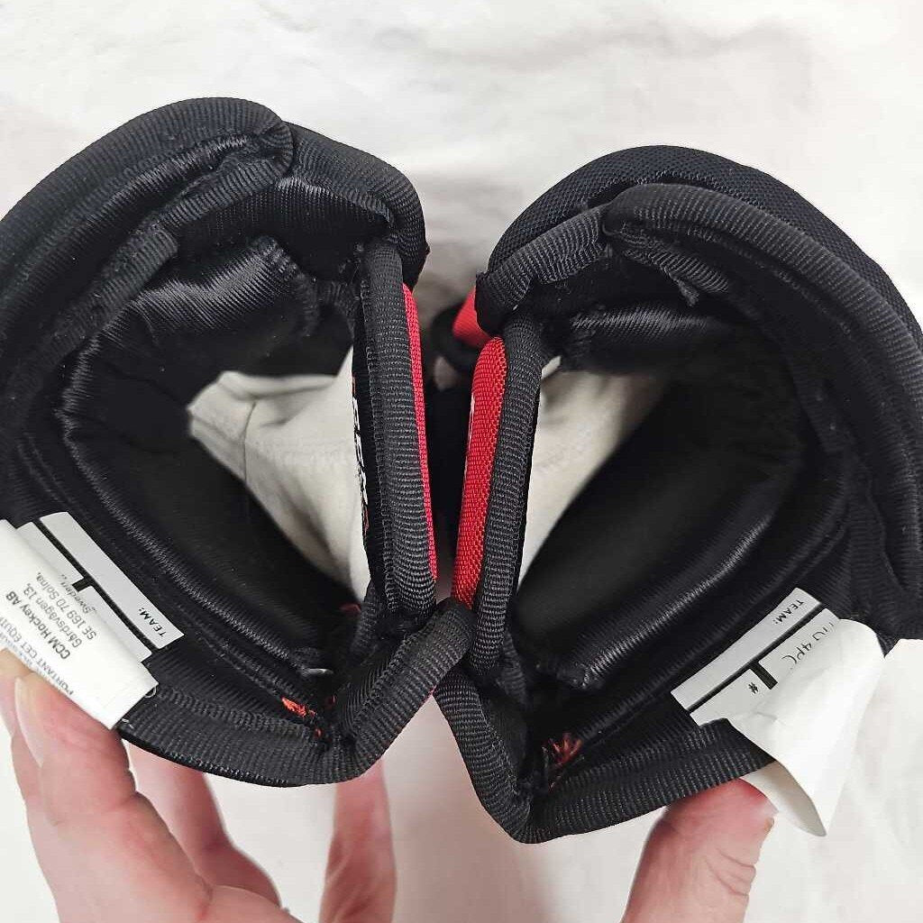 CCM 4Roll Pro Stock Team Hockey Gloves, Size 10"