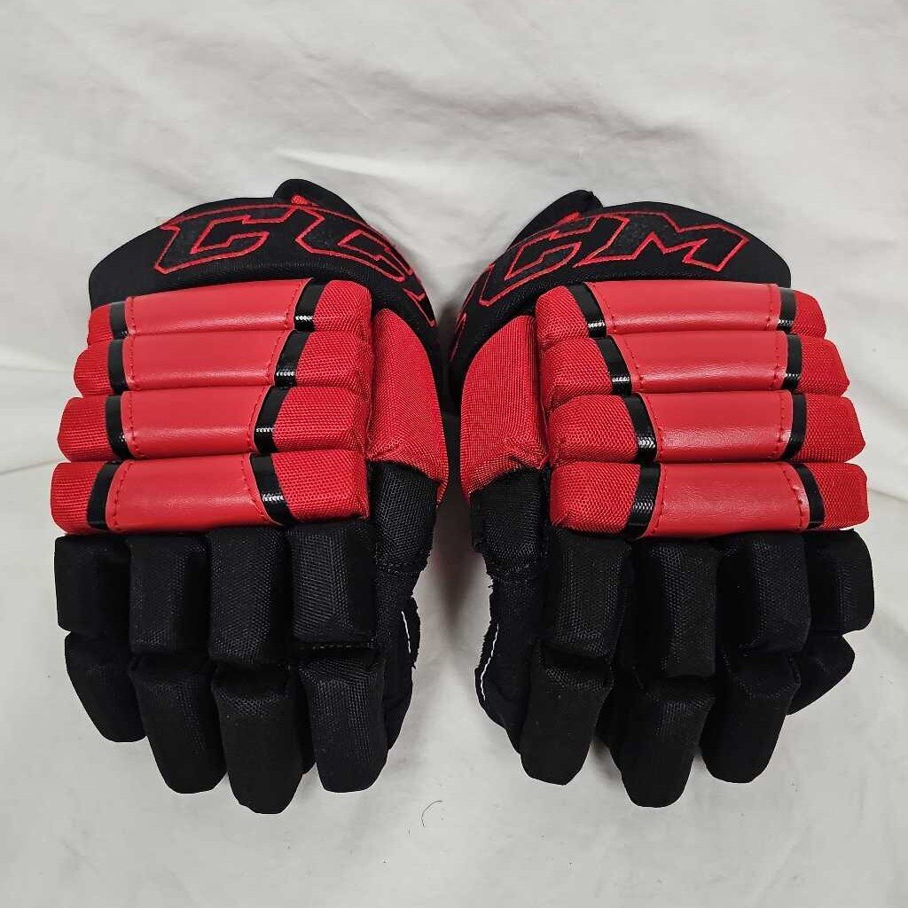 CCM 4Roll Pro Stock Team Hockey Gloves, Size 10"