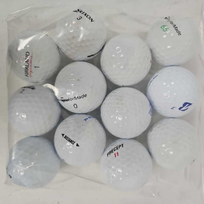 Mixed Bag of Golf Balls, 12 pack
