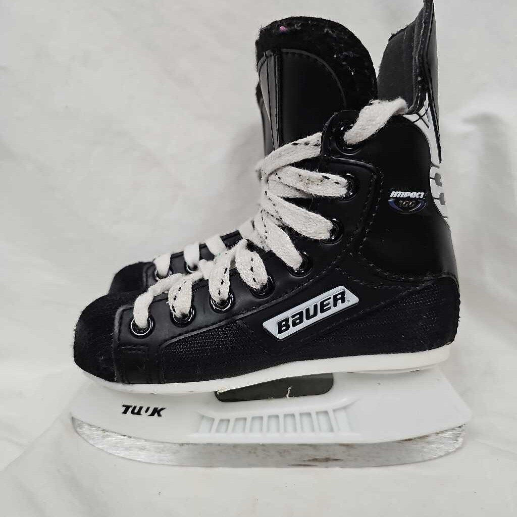 Bauer Impact 100 Youth Hockey Skates, Size Y10