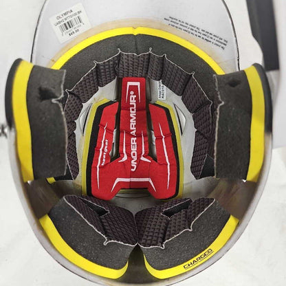 Under Armour Converge Batting Helmet with Universal Jaw Guard, 6 1/2" - 7 1/2"