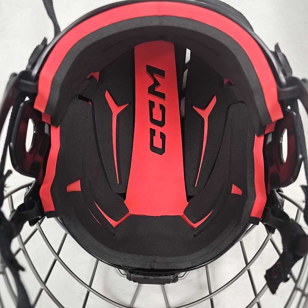 CCM Tacks 70 Hockey Helmet Combo, Junior
