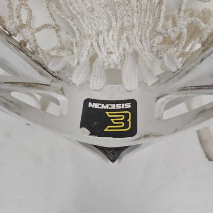 Warrior Nemesis 3 Lacrosse Goalie Head, Strung