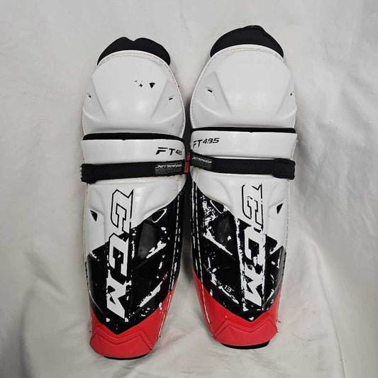 CCM Jetspeed FT485 Hockey Shin Guards, Size 13"