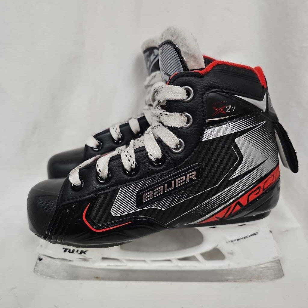Bauer Vapor X2.7 Youth Goalie SKates, Size Y13.5