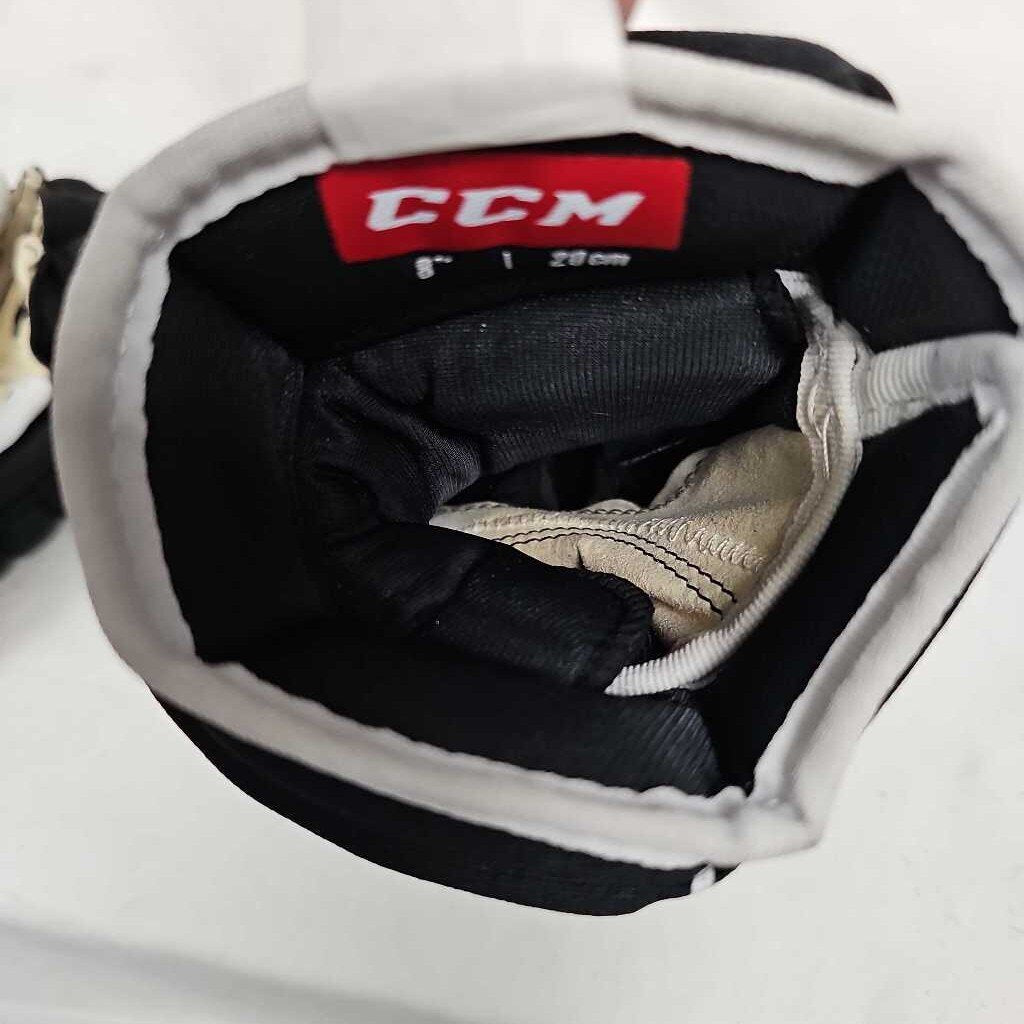 CCM Tacks 4R2 Youth Hockey Gloves, 8"