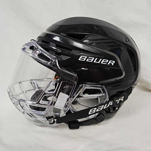 Bauer Re-Akt 85 Hockey Helmet with Bauer Concept 3 Face Shield, Size Small