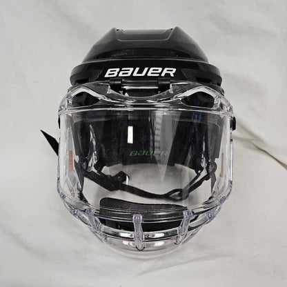 Bauer Re-Akt 85 Hockey Helmet with Bauer Concept 3 Face Shield, Size Small